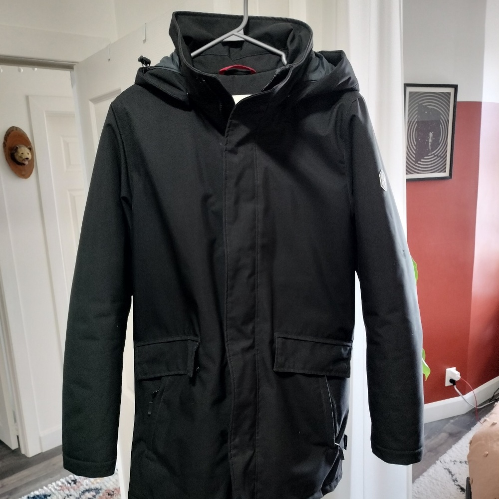 Quartz Co. Champlain Milkweed Black Winter Jacket – Men's Small